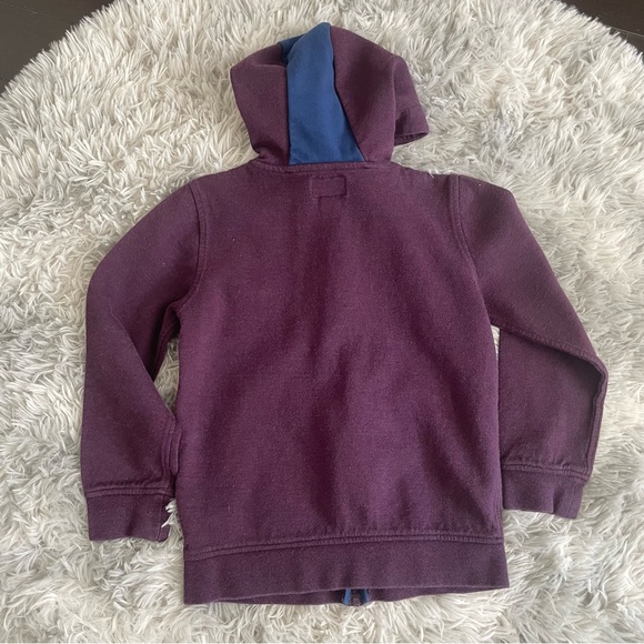 ROOTS Boys Active Scuba Zip Hoodie, Maroon Speckle, Size M - Picture 10 of 10